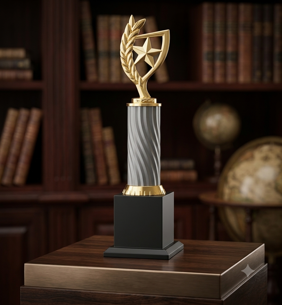 Golden Star Laurel Sports Trophy