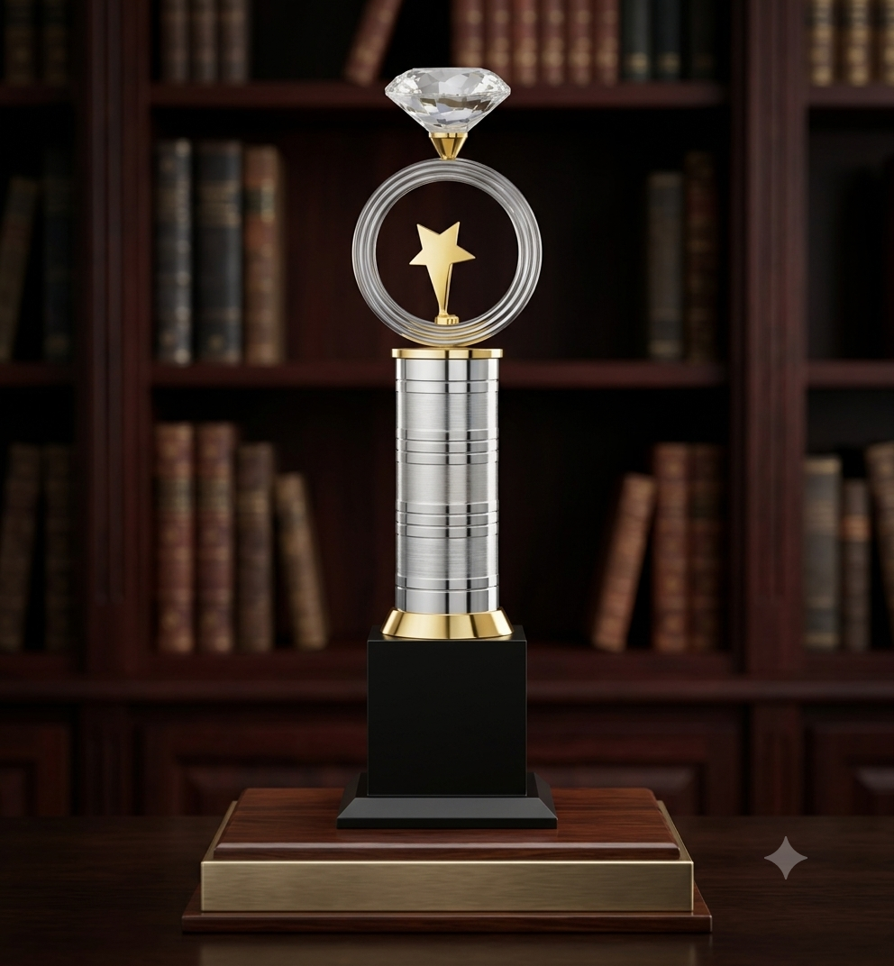 Diamond Ring Star Sports Trophy