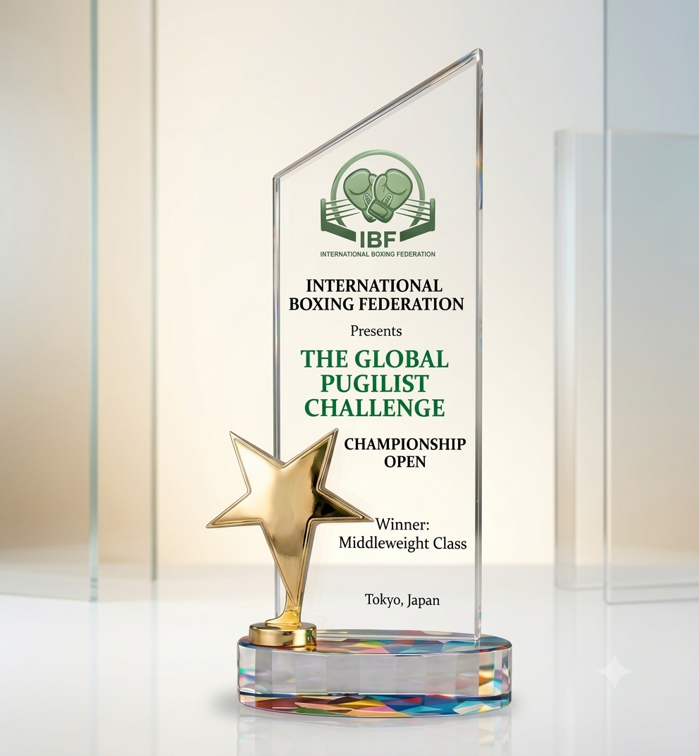 Gold Star Prism Spectrum Acrylic Trophy