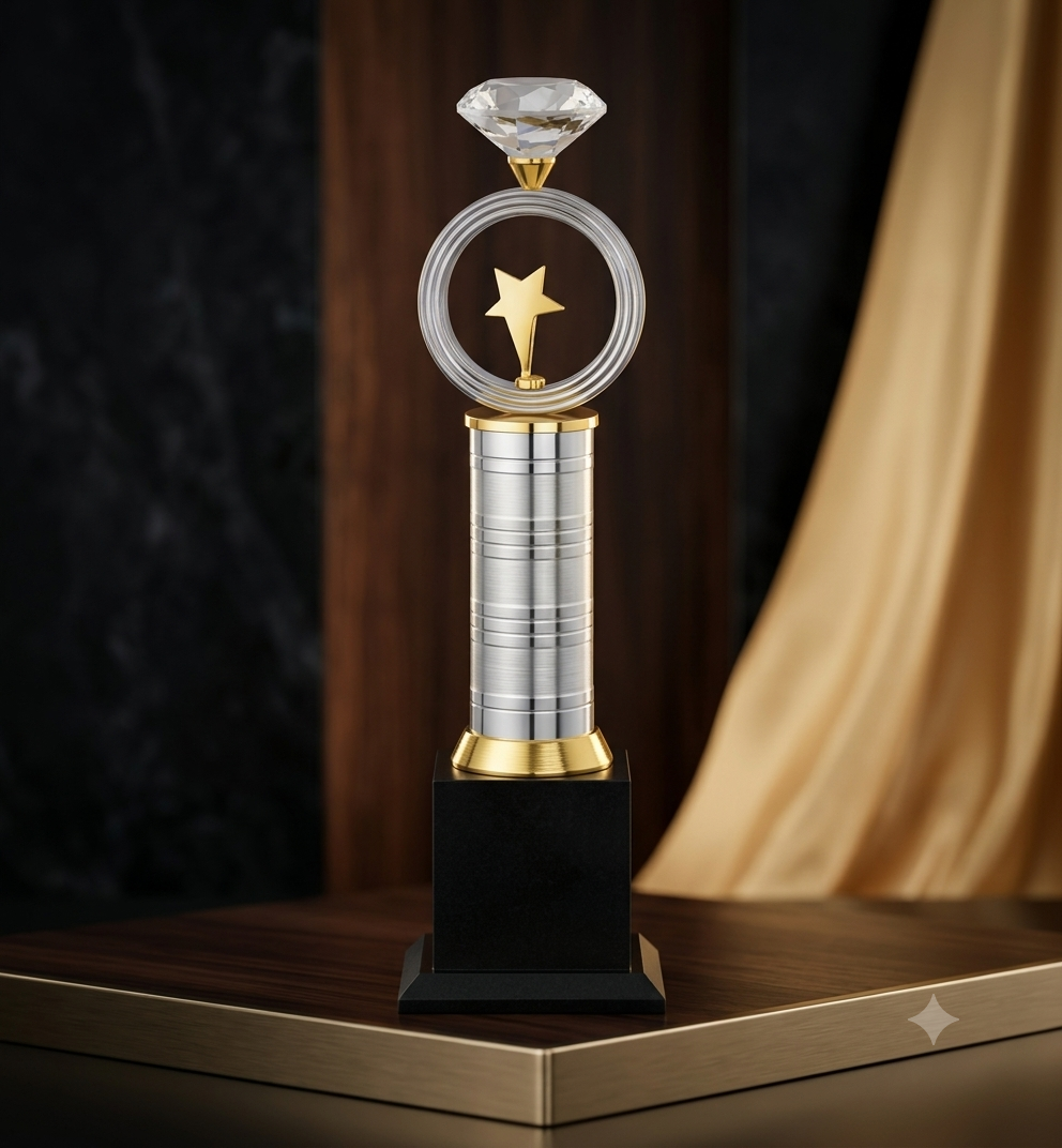 Diamond Ring Star Sports Trophy