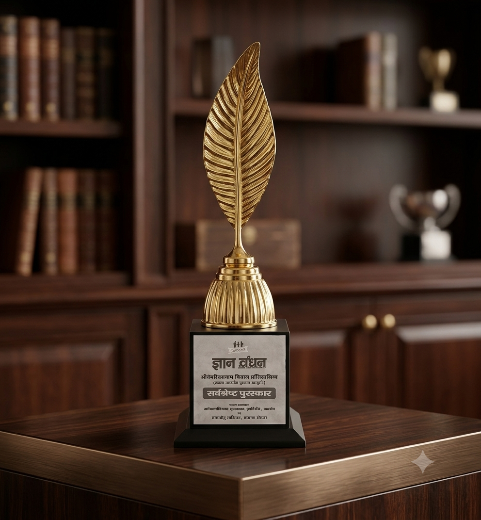 Golden Leaf Excellence Sports Trophy